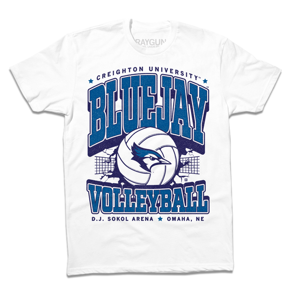 Bluejay Volleyball Max Collegiate T-Shirt – RAYGUN