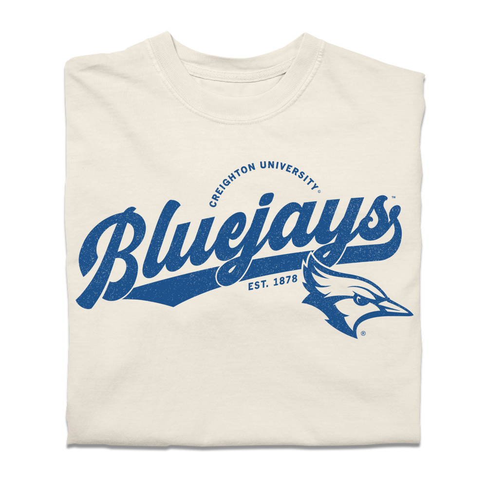 Bluejays Script Logo Heavyweight