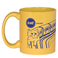 El Cat Train Mug