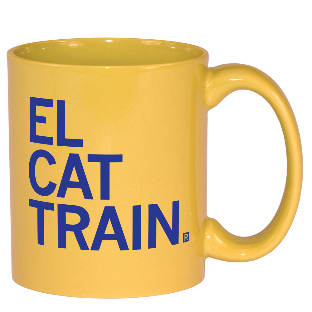 El Cat Train Mug