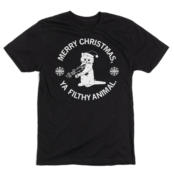 Merry Christmas Filthy Animal White Unisex Tee Merry Christmas Filthy Animal White Unisex Tee