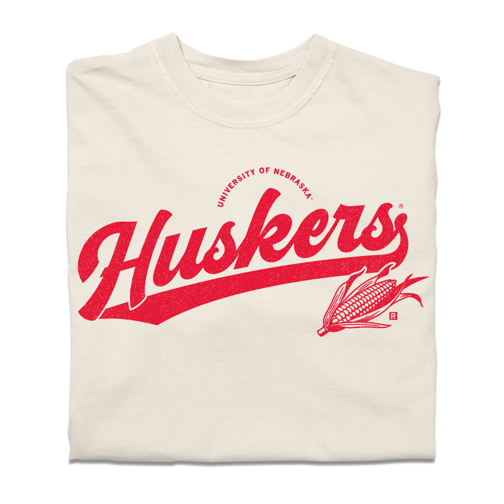 Huskers Script Logo Heavyweight