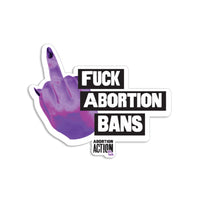 F Abortion Bans Die-Cut Sticker