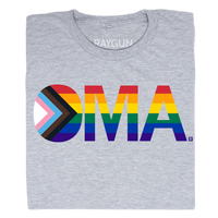 OMA Text Progress Pride Flag