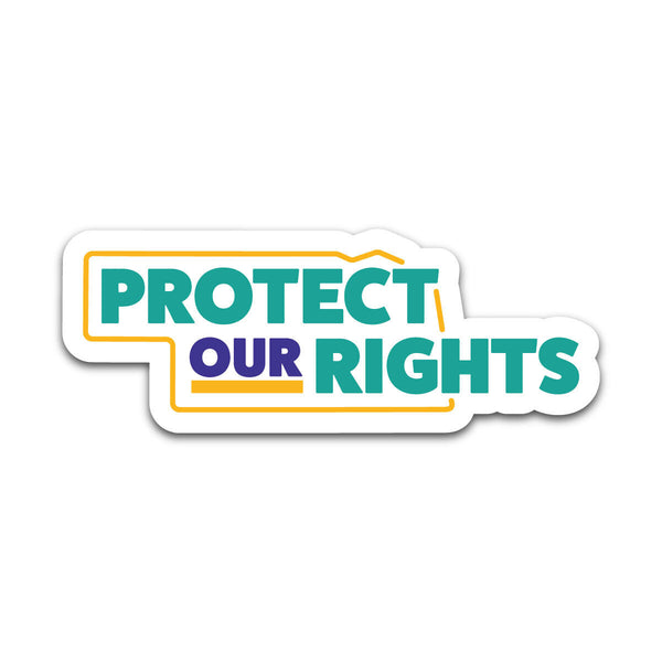 Protect Our Rights Nebraska Logo Button Die-Cut Sticker