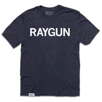RAYGUN Block Text Logo Navy Union Made