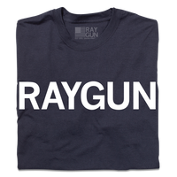 RAYGUN Block Text Logo Navy Union Made