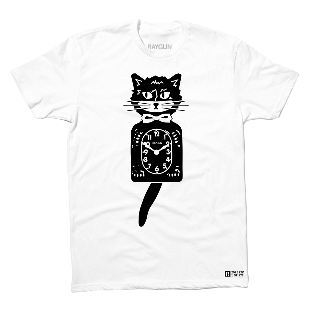 RAYGUN Cat Clock Logo Limited Edition