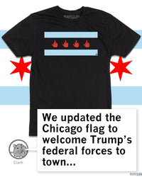 Middle Finger Chicago Flag