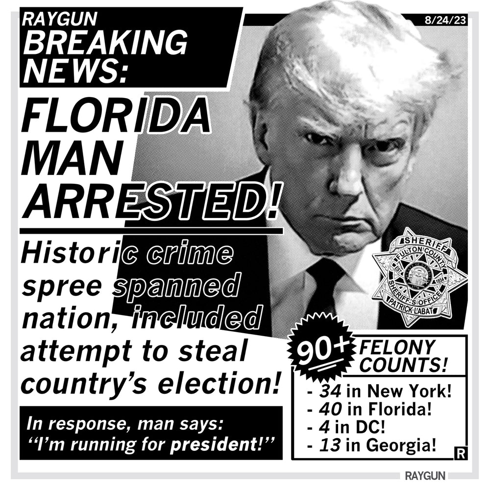 Florida Man Arrested: Trump Mug Shot Mug