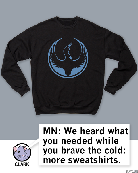 Rebel Loon Alliance Black Crew Sweatshirt – RAYGUN