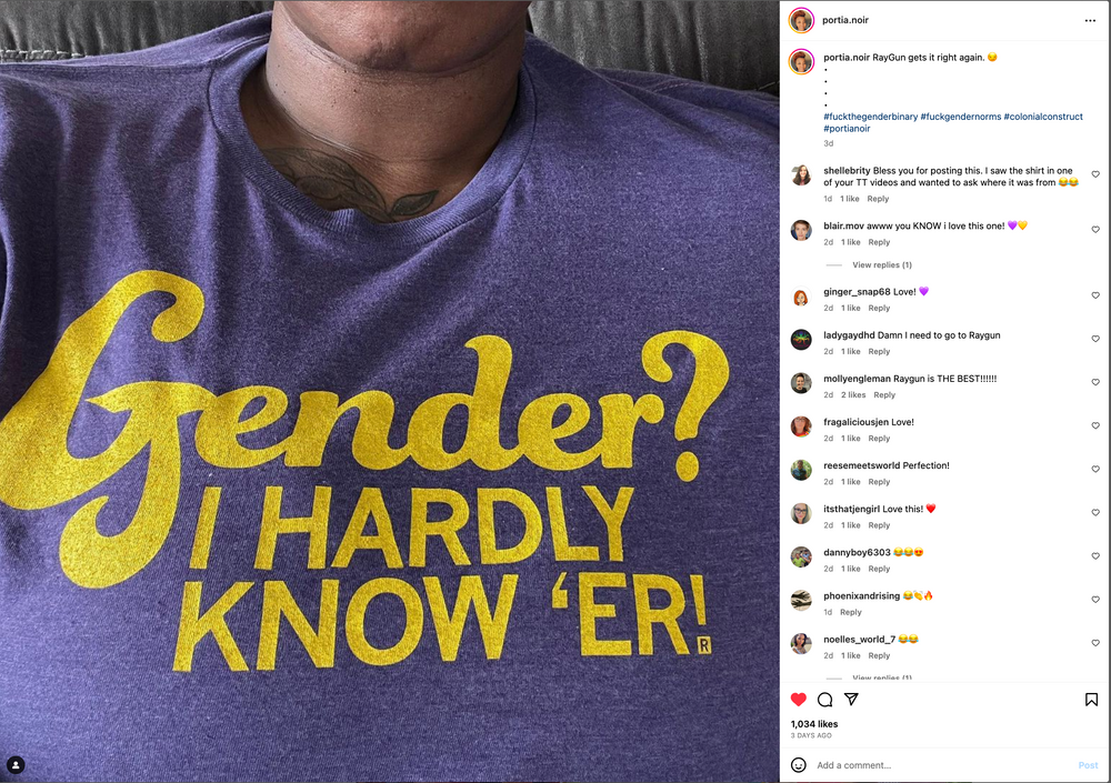 Gender? I Hardly Know 'Er