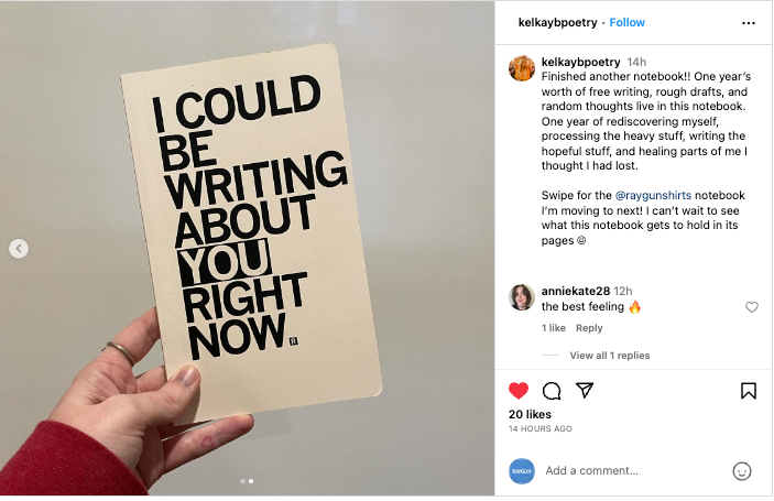Writing About You Notebook