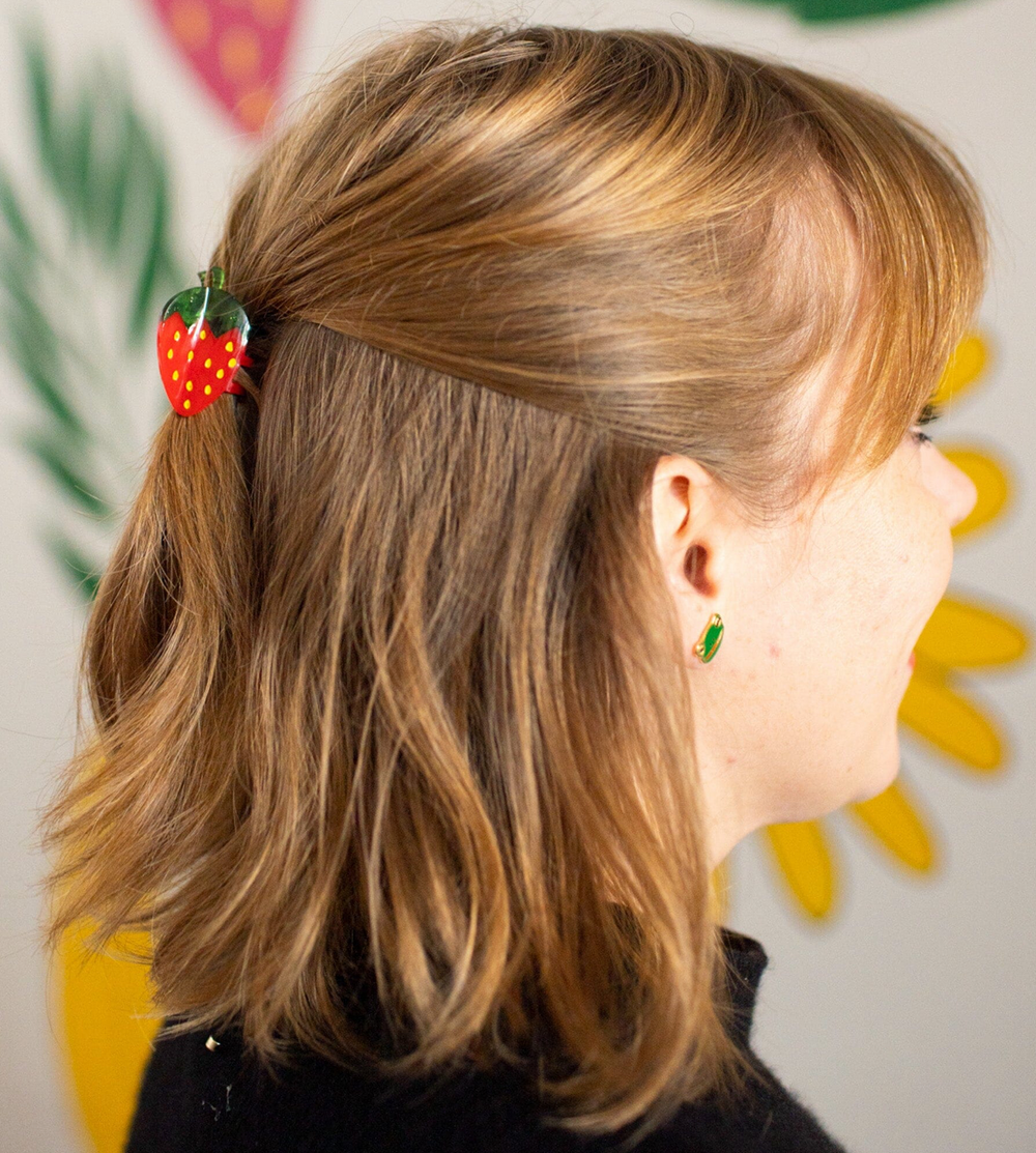 Jenny Lemons: Mini Strawberry Hair Claw