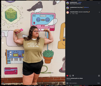 Support Your Local Lesbian Muscle Crop Top