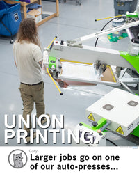 RAYGUN Block Text Logo Navy Union Made