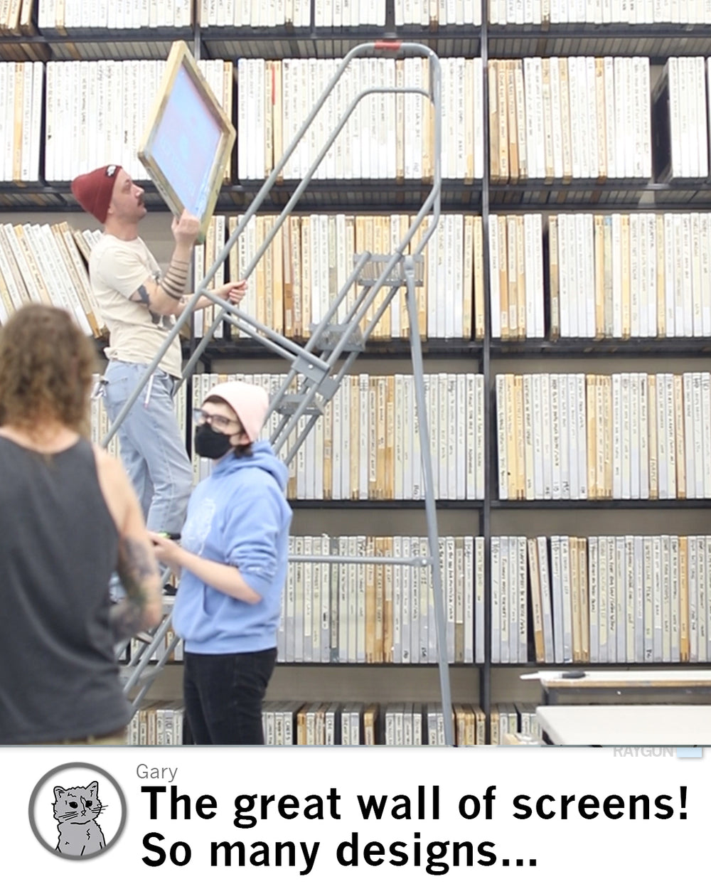 RAYGUN Block Text Logo Union Made