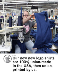 RAYGUN Block Text Logo Union Made