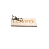 Loved Wood Keychain