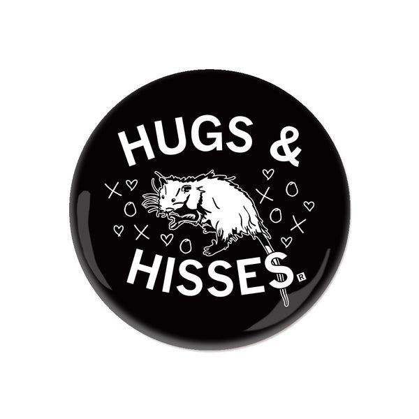 Hugs & Hisses Button