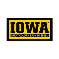 Iowa: Great Colors Easy To Spell Text Sticker