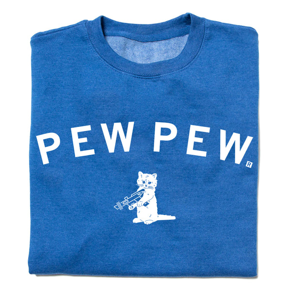 Pew Pew Curved Logo Crew Sweatshirt