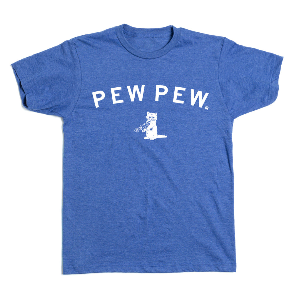 Pew Pew Curved Logo