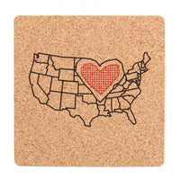 Heartland Cork Coaster