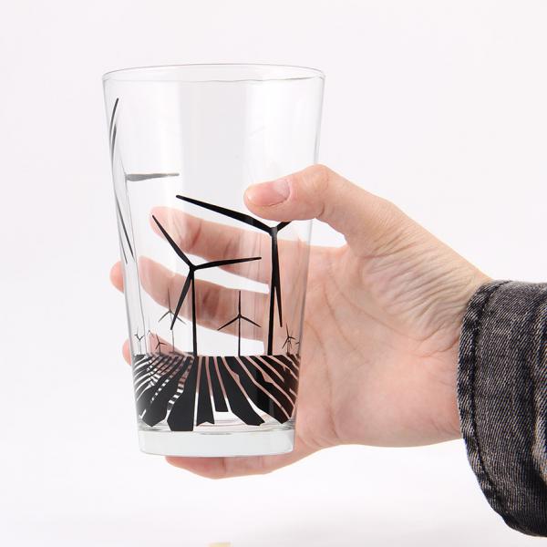 Wind Turbine Pint Glass