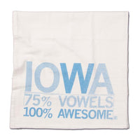 Iowa Vowels Kitchen Towel