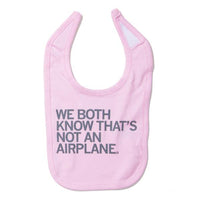 Not An Airplane Bib - Pink