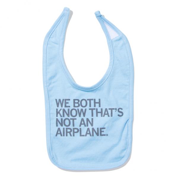 Not An Airplane Bib - Blue