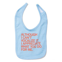 Appreciation Bib - Blue