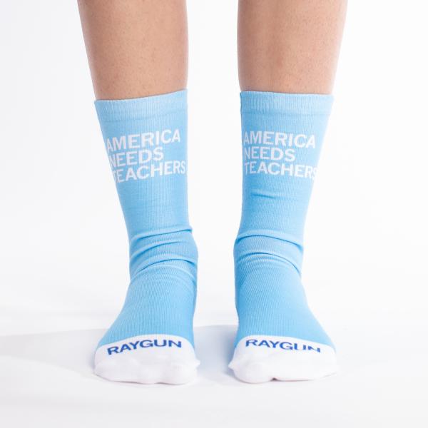 America Needs Teachers Socks