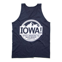 Iowa: Light Beer Tank Top