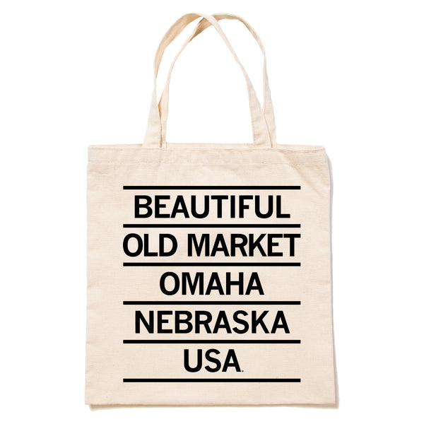 Beautiful Old Market Omaha Nebraska Tote Bag