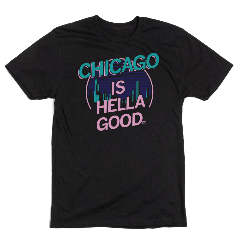 Chicago Is Hella Good Vaporwave T-Shirt