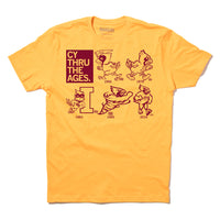 Iowa State Cy Logo Through The Ages Shirt