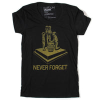 Cyhawk Never Forget Cyclones Hawkeyes University of Iowa Iowa State Ames Iowa City Trophy Game Football Sports Rivalry School Raygun T-Shirt Standard Unisex Snug Black Gold