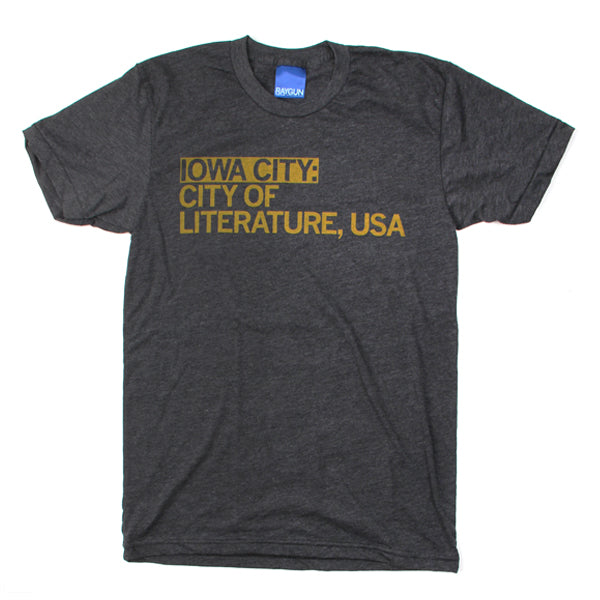 Literature Iowa City Raygun T-Shirt Standard Unisex