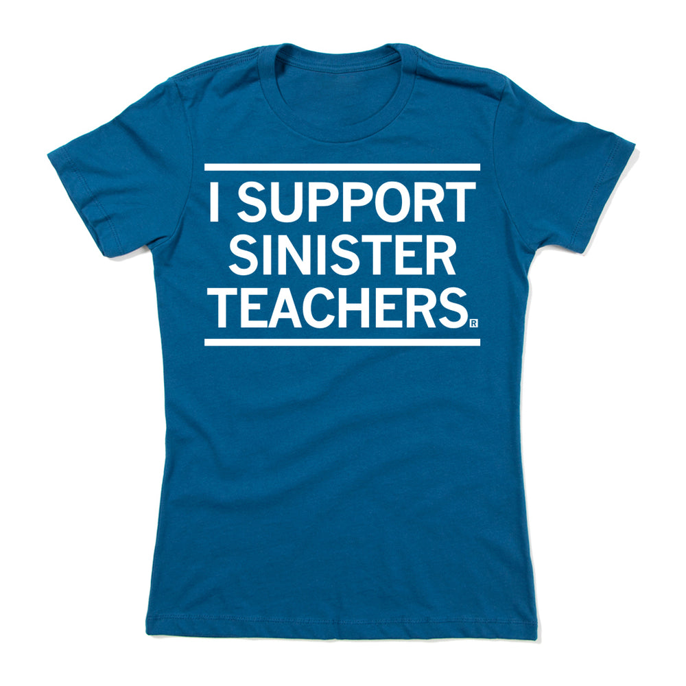 I Support Sinister Teachers Iowa Education Shirt