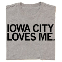 Iowa City Loves Me Raygun T-Shirt Standard Unisex