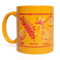 Midwestern Leaves Mug - Gold