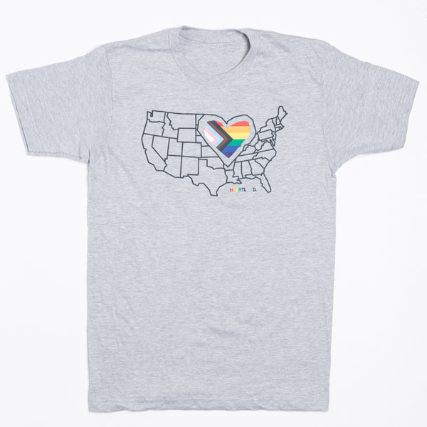Heartland Progress Pride Flag T-Shirt – RAYGUN