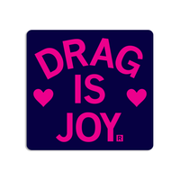 Drag is joy sticker