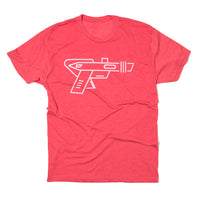 Gun Logo Red Raygun Standard Unisex T-Shirt