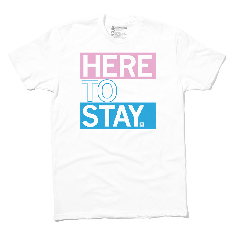 Here To Stay Trans Mutual Aid Shirt