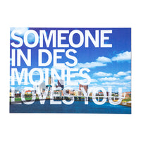 Someone In Des Moines Loves You Photo Postcard