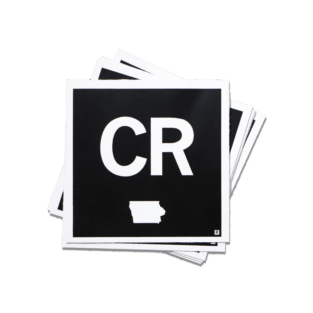 Cedar Rapids Logo Mini Sticker