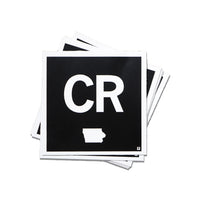 Cedar Rapids Logo Mini Sticker